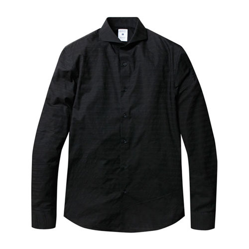 TBP015-블랙 프리미엄 고밀도 스트라이프셔츠 premium fabric