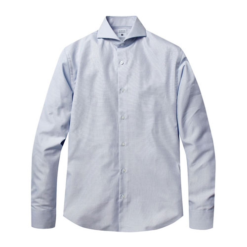 TBP014-블루 프리미엄 고밀도 잔체크셔츠 premium fabric