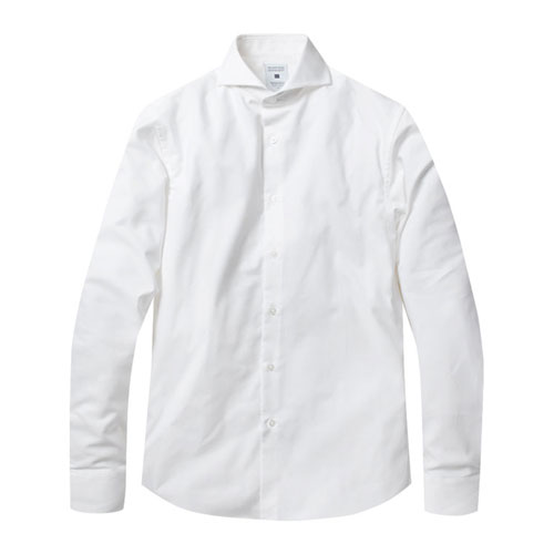TBP016-화이트 프리미엄 고밀도 와이드카라셔츠 premium fabric