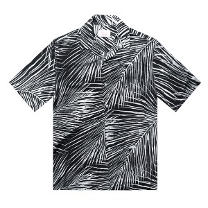 F하와이안-사선-블랙 프리미엄 패밀리 하와이안 셔츠 favorite s/s series